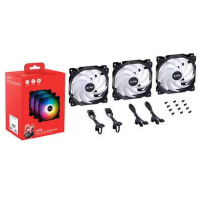 VENTILADOR CAJA XPG VENTO 120MM NEGRO RGB X3