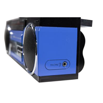 RADIO GRABADORA TREVI USB SD BLUETOOTH CASSETTE RR 501 BT AZUL