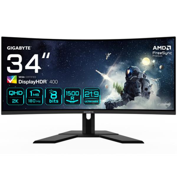 MONITOR GAMING GIGABYTE G34WQCP 34" 3440x1440 VA 1500R