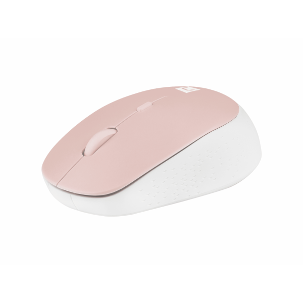 RATON NATEC HARRIER 2 OPTICO INALAMBRICO 1600DPI BLUETOOTH 5.1 ROSA/BLANCO