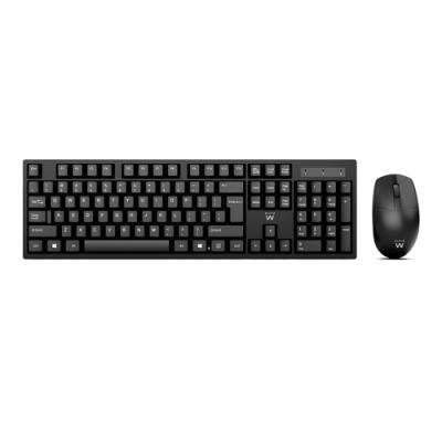 COMBO INALAMBRICO EWENT TECLADO Y RATON ESPAÑOL NEGRO TECLAS