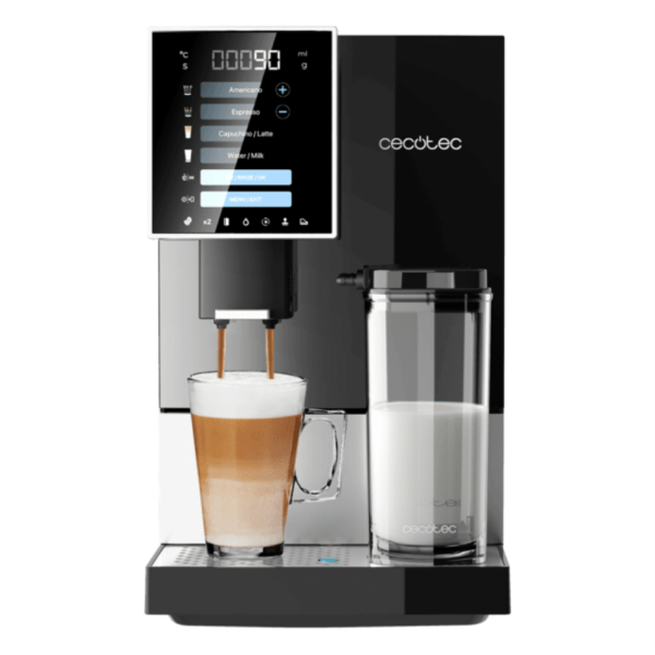 CAFETERA SUPER AUTOMATICA CREMMAET COMPACTCCINO BLACK SILVER