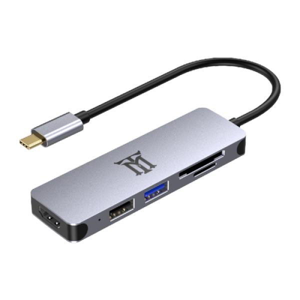 HUB MAILLON PREMIUM TIPO C 3.1 TO HDMI 4K ALUMINIO 5.1