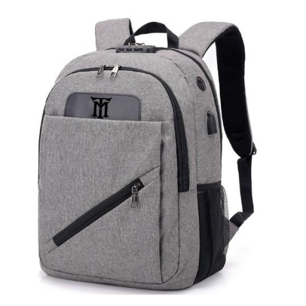 MOCHILA MAILLON BACKPACK ZERMATT USB 16" GRIS