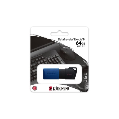 Pendrive 64GB Kingston DataTraveler Exodia M USB 3.2