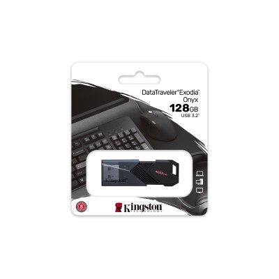 Pendrive 128GB Kingston DataTraveler Exodia Onyx USB 3.2