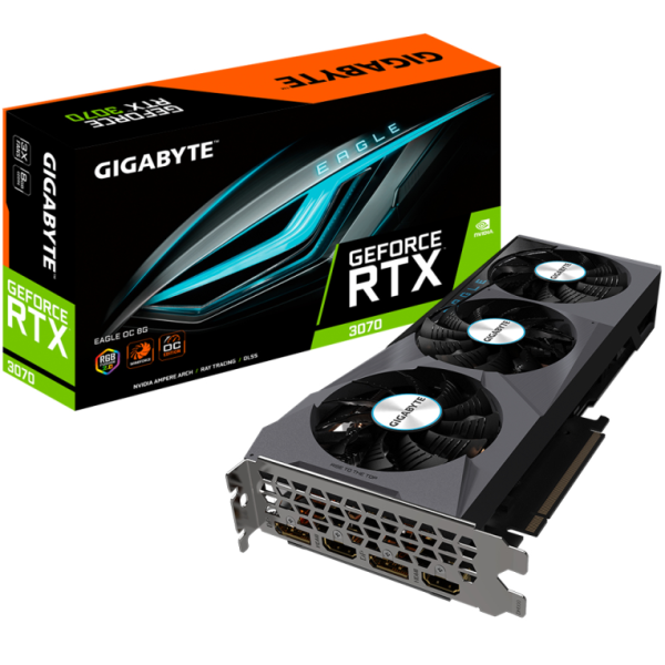 TARJETA GRAFICA GIGABYTE RTX 3070 EAGLE OC 8GB LHR