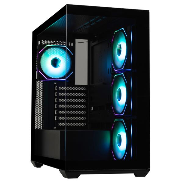 Caja Semitorre Atx Ceto 300 A-rgb Black Bitfenix