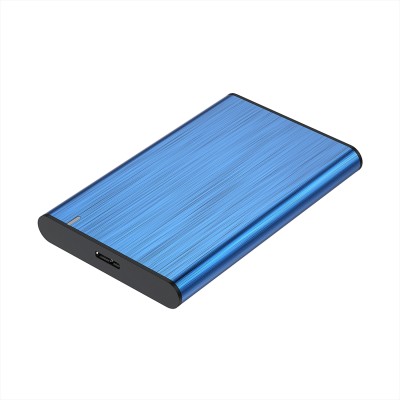 Aisens ASE-2525BLU Caja externa de aluminio Azul para Disco