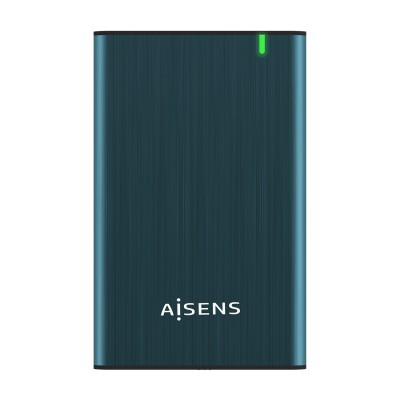 Aisens ASE-2525PB Caja externa de aluminio Azul Pacífico para