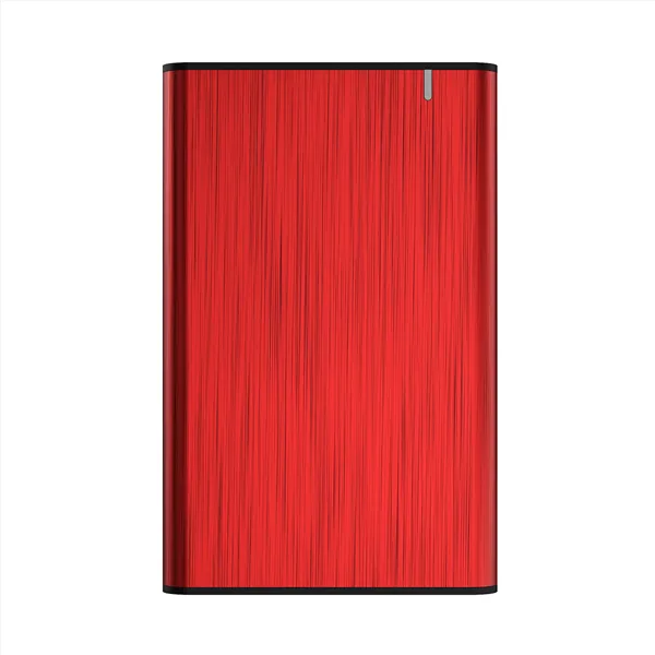 Aisens ASE-2525RED Caja externa de aluminio Roja para Disco Duro de 2.5' de 9.5mm SATA a USB 3.0/USB3.1 Sin tornillos