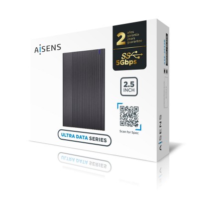 Aisens ASE-2532B Caja externa 2.5' para Disco Duro de 9.5mm