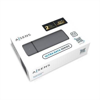 Aisens ASM2-002G Caja externa Gris para SSD M.2 SATA/NVME a