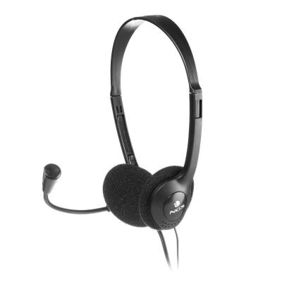 Auriculares NGS MS103/ con Micrófono/ Jack 3.5/ Negros