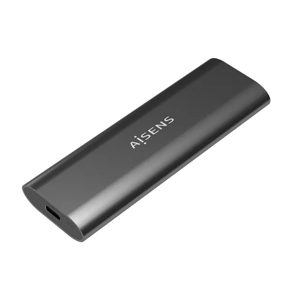 Aisens ASM2-015GR Caja externa Gris Ultra SLIM para SSD M.2 SATA/NVME a USB3.1 Sin tornillos