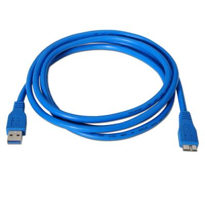 Cable USB 3.0 Aisens A105-0048/ USB Macho - MicroUSB Macho/ 2m/