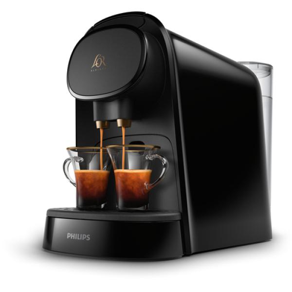 Cafetera de Cápsulas Philips L'Or Barista LM8012/ Compatible cápsulas Nespresso y L'OR/ Rojo Rubí