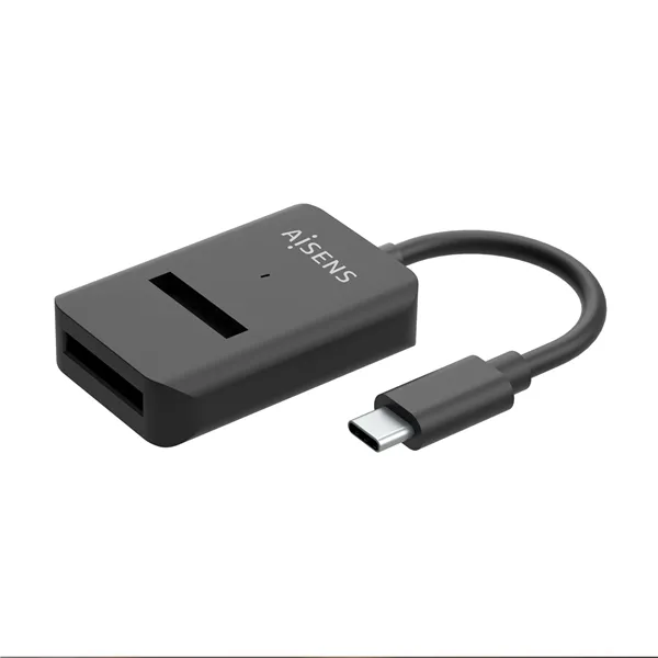 Aisens ASUC-M2D011-BK Mini Docking USB-C para disco SSD M2 SATA/NVMe NGFF Negro