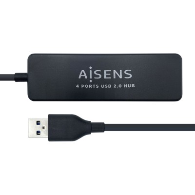 Hub USB 2.0 Aisens A104-0402/ 4xUSB