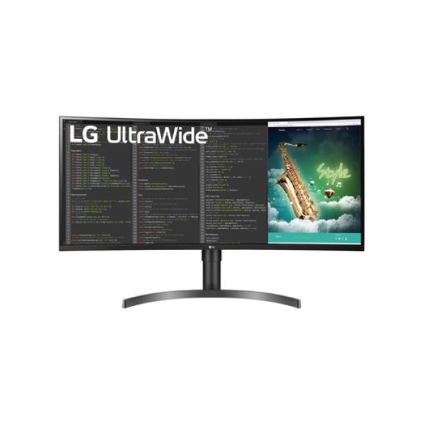 Monitor Profesional Ultrapanorámico Curvo LG UltraWide 35WN73A-B 35'/ WQHD/ Negro