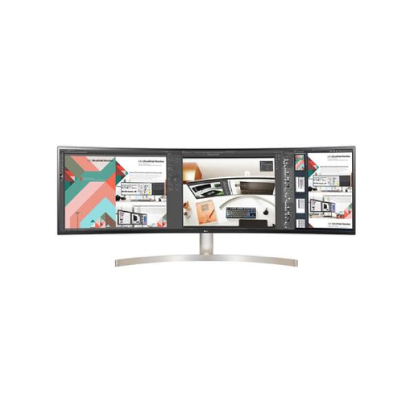 Monitor Profesional Ultrapanorámico Curvo LG 49WL95C-WE 49'/ Dual QHD/ Multimedia/ Blanco y Negro