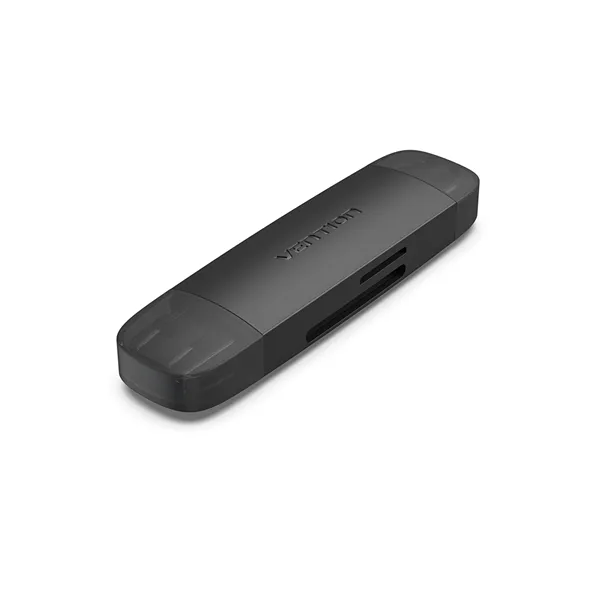 Lector de Tarjetas Externo Vention CLKB0/ USB 3.0 y USB Tipo-C