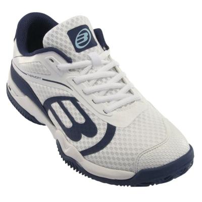 Zapatillas Bullpadel Beker 23I/ Talla 44/ Blanco y Azul Marino