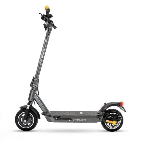 Patinete Eléctrico SmartGyro K2 Titán/ Motor 800W/ Ruedas 10'/ 25km/h /Autonomía 45km/ Gris