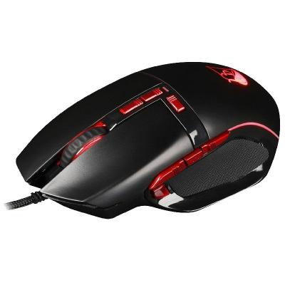 Ratón Gaming Konix Drakkar Prime Baldur/ Hasta 5000 DPI/ Negro