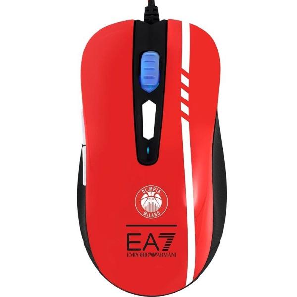 Ratón Gaming Mars Gaming MMEA7/ Hasta 3200 DPI/ Rojo