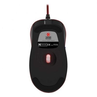 Ratón Gaming Mars Gaming MMEA7/ Hasta 3200 DPI/ Rojo