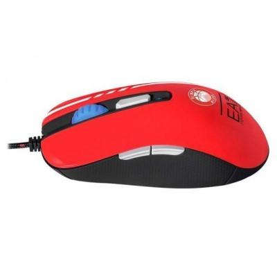 Ratón Gaming Mars Gaming MMEA7/ Hasta 3200 DPI/ Rojo