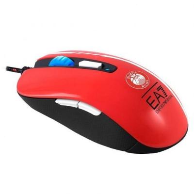 Ratón Gaming Mars Gaming MMEA7/ Hasta 3200 DPI/ Rojo