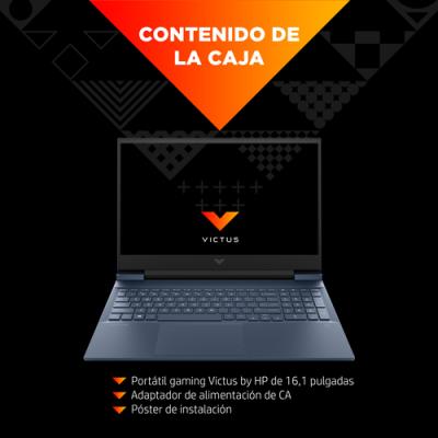 Portátil Gaming HP VICTUS 16-E0069NS Ryzen 5 5600H/ 8GB/ 512GB