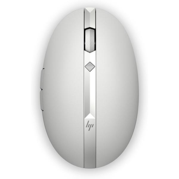 Ratón Inalámbrico por Bluetooth HP Spectre 700/ Hasta 1200 DPI/ Plata