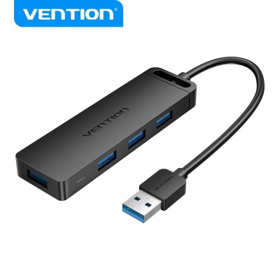 Hub USB 3.0 Vention CHLBD/ 4xUSB/ MicroUSB PD/ 50cm