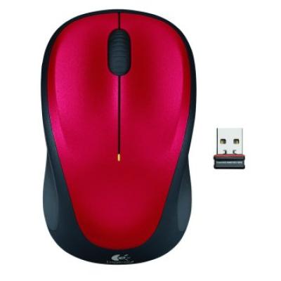 Mouse Logitech Wireless M235 Red Nano Receptor P/n:910-002496