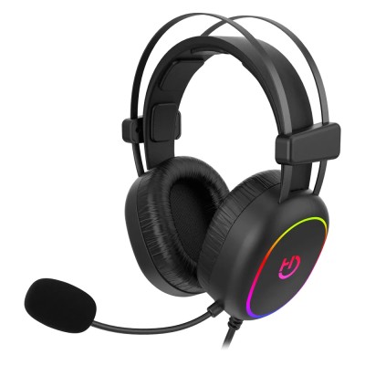 Auriculares Gaming con Micrófono Hiditec Erys ARGB/ Jack 3.5/