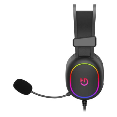 Auriculares Gaming con Micrófono Hiditec Erys ARGB/ Jack 3.5/