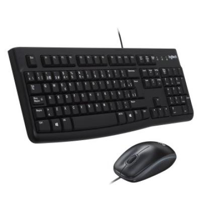 Pack Teclado Y Mouse Logitech Mk120 Con Cable Usb P/n: