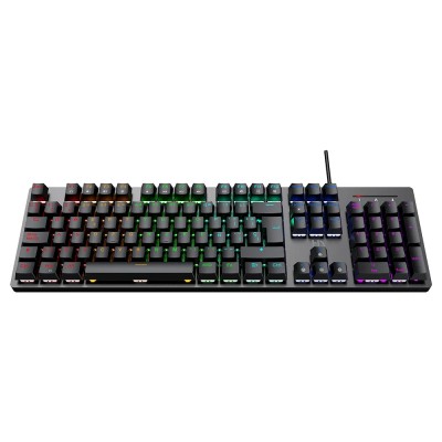 Teclado Gaming Mecánico Hiditec GK400 ARGB/ Switch Rojo