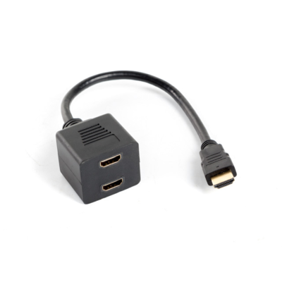 ADAPTADOR LANBERG HDMI MACHO/HDMI HEMBRA X2 SPLITTER 20CM