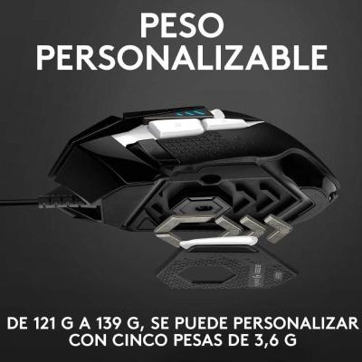 Ratón Gaming Logitech G502 Hero Special Edition/ Hasta 25600 DPI