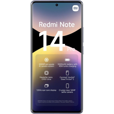 Smartphone Xiaomi Redmi Note 14 Pro 8GB/ 256GB/ 6.67'/ Purpura