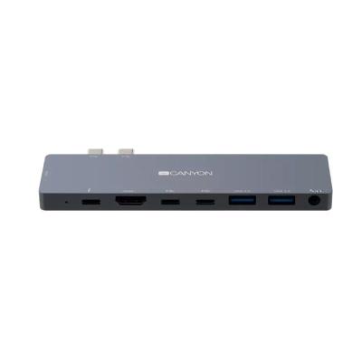 Docking USB Tipo-C para MacBook Canyon CNS-TDS08DG/ 2xUSB/