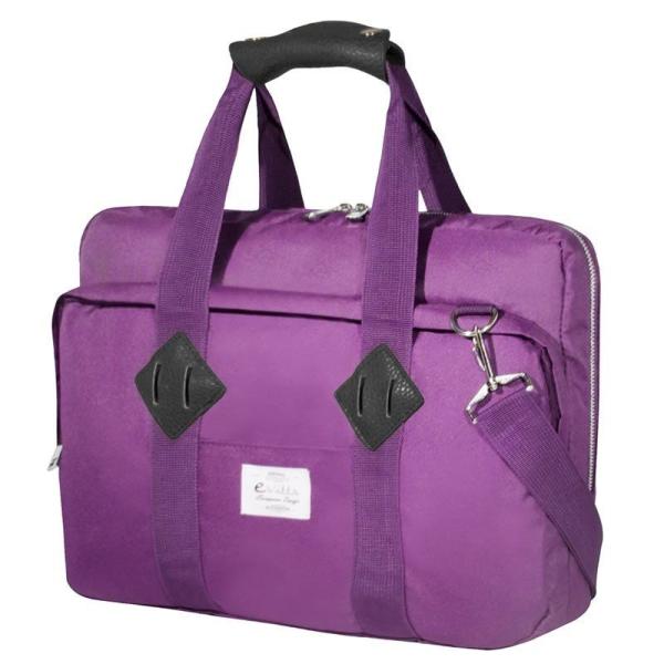 MALETÍN E-VITTA MESSENGER PURPLE - PARA PORTÁTILES HASTA 16'/40.6CM - INTERIOR ACOLCHADO Y REFORZADO - CORREA DE HOMBRO - ADAPTA