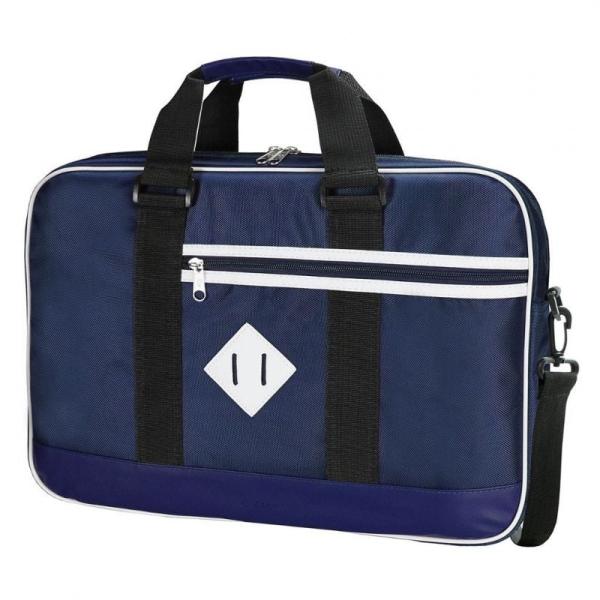 MALETÍN E-VITTA LOOKER AZUL OSCURO - PARA PORTÁTILES 15.4'-16'/39.1-40.64CM - BOLSILLO EXTERIOR - INTERIOR ACOLCHADO Y REFORZADO