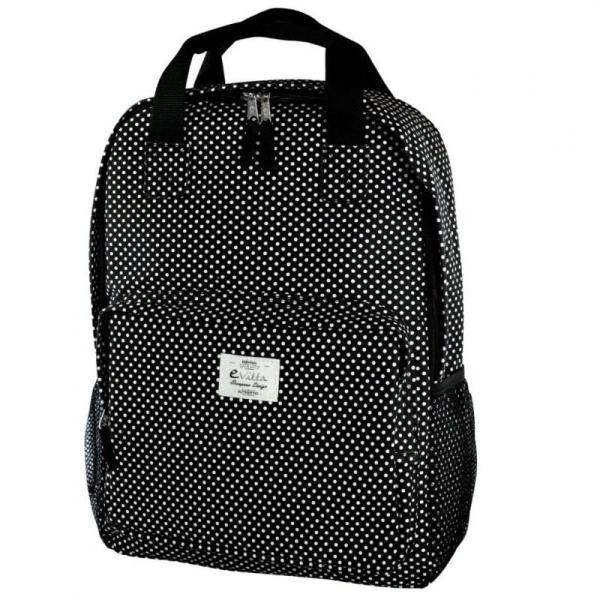 MOCHILA E-VITTA STYLE DOTS - PARA PORTÁTILES HASTA 15,4'-16'/39.11-40.64CM - INTERIOR ACOLCHADO - 2 COMPARTIMENTOS + 2 BOLSILLOS