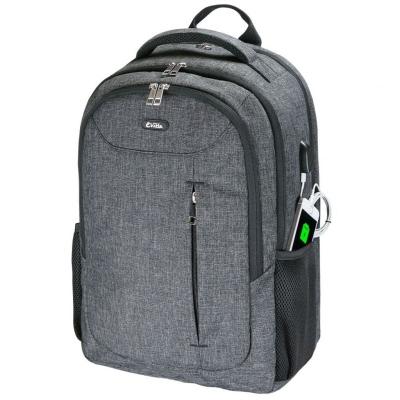 MOCHILA E-VITTA POWER GRIS - PARA PORTÁTILES HASTA