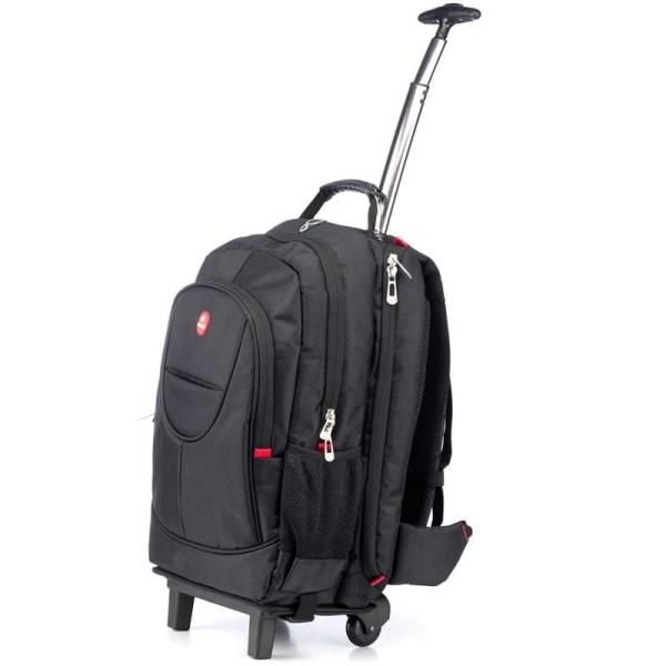 MOCHILA TROLLEY NGS SHERPA - PARA PORTÁTILES HASTA 15.6'/39.6CM - MATERIALES ALTAMENTE RESISTENTES - DISEÑO ELEGANTE Y EXCLUSIVO